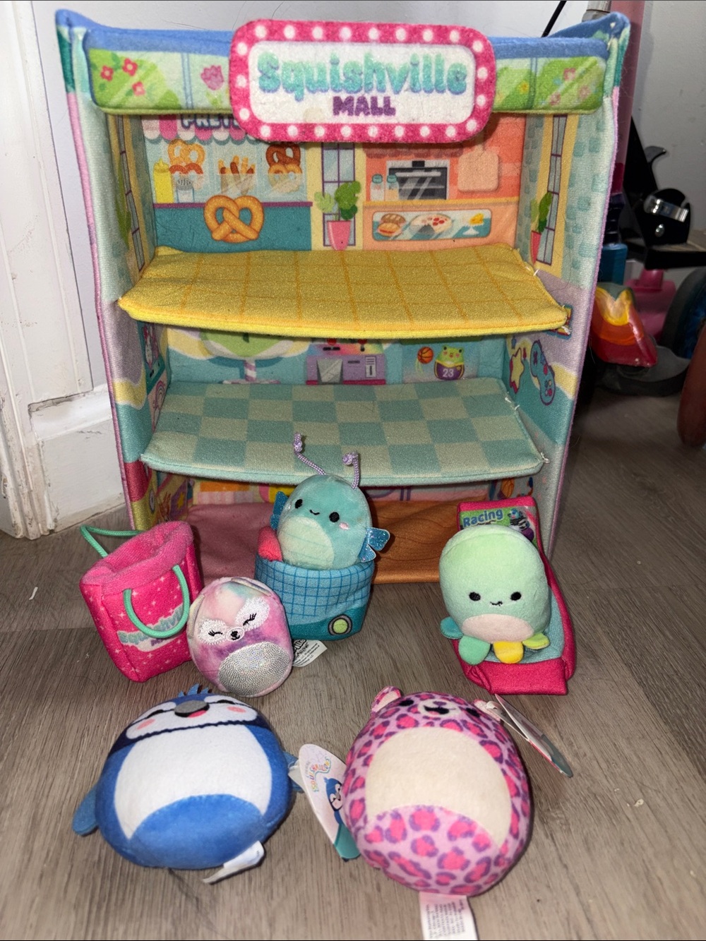 Squishmallows Squishville Mall Playset with Plush Toys